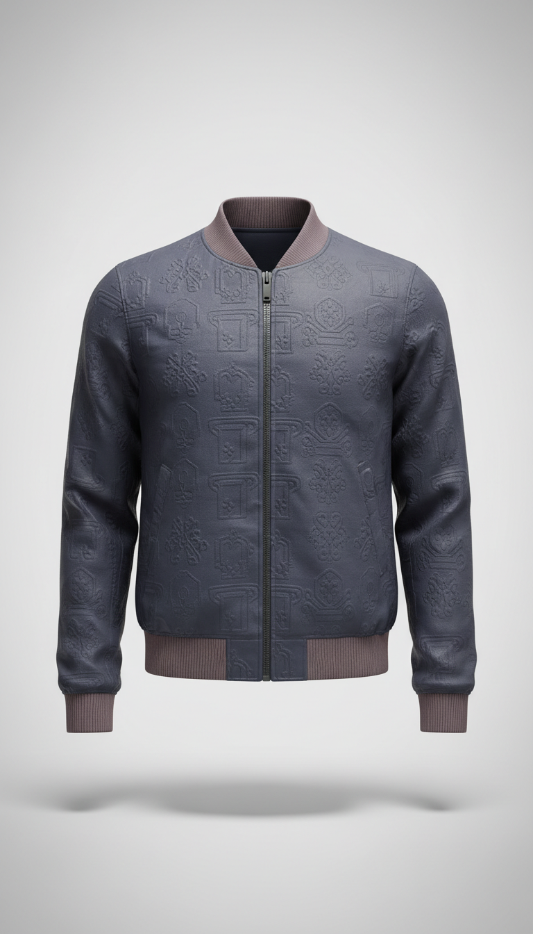 Sarajevan bomber jacket with embossed heritage